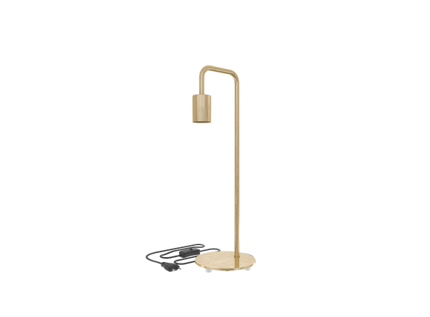Lampefot bord E27 sokkel Gull U-line Selges uten garanti pga lagertømming