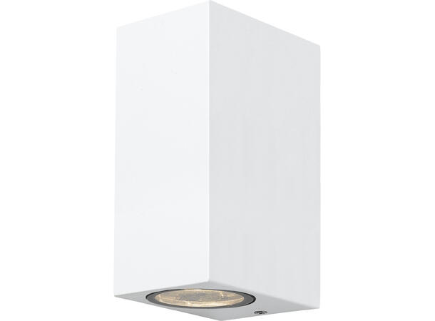 SUND DUO 2xGU10 Hvit IP44 Selges uten garanti pga lagertømming 