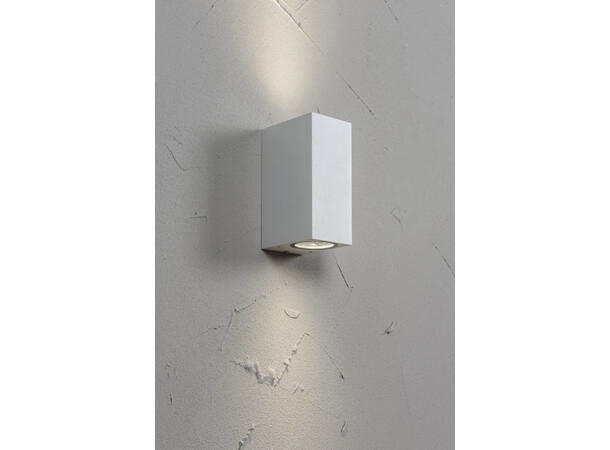 SUND DUO 2xGU10 Hvit IP44 Selges uten garanti pga lagertømming 