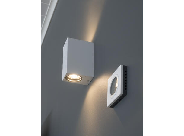 SUND DUO 2xGU10 Hvit IP44 Selges uten garanti pga lagertømming 