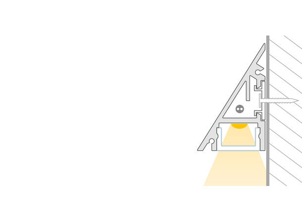 Wallight 2.0 Aluprofil alu 2m 3824 