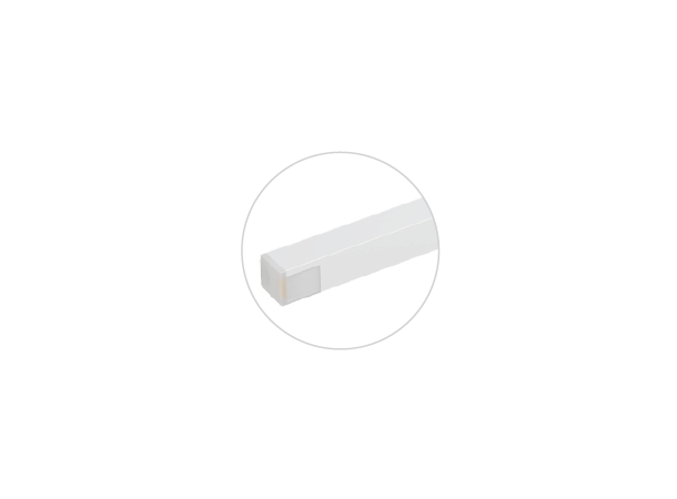 Støpt Endestykke for LED Neon LED Neon Clear Lighting