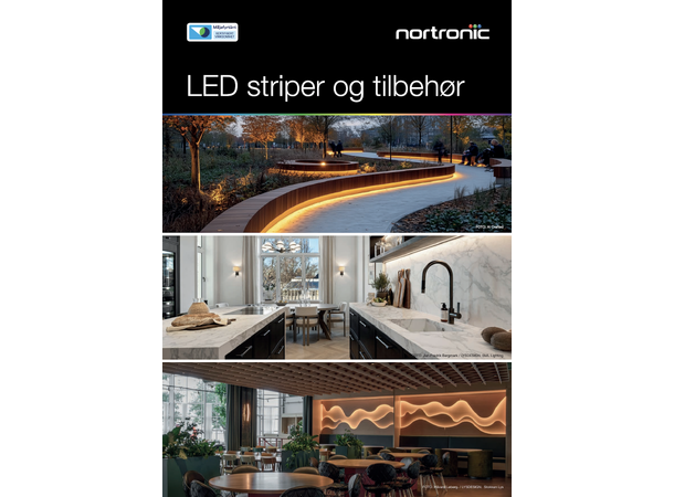 Katalog LED striper og tilbehør Nortronic 