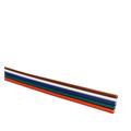 Flatkabel til RGBW LED strip 5 pol 100m RGBW og brun. Femleder