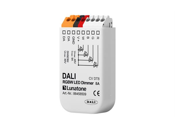 LED dimmer DALI RGBW 8A DT8