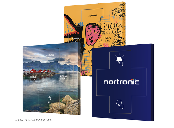 wDALI kryssbryter hvit inkl mottaker Trådløst kryss 