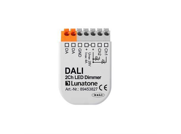 LED dimmer DALI 2kanaler 4A 12-28VDC