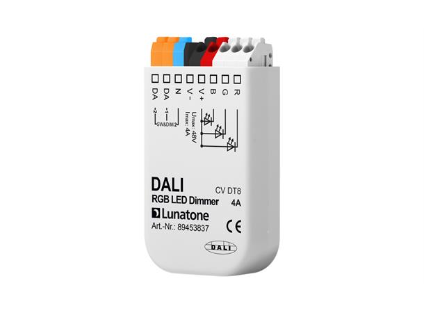 LED dimmer DALI RGB 4A DT8