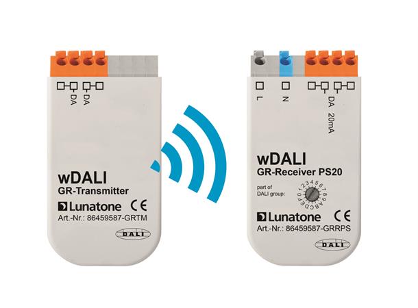 wDALI GR Transmitter Sender til Gruppe moduler