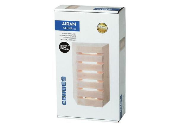 Sauna LED Vertikal 827 8W 500lm IP65 DIM Badstuelampe Høysmal 