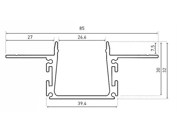 CATania 30 UP aluprofil 2m 8532 