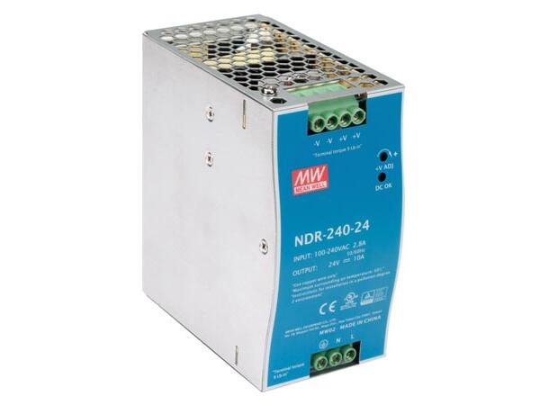 LED driver NDR 24V 0-240W DIN skinne