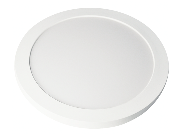 Cio 12W 830 1000lm ø217mm faseDIM LED plafond, hvit utenpåliggende