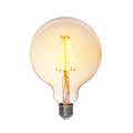LED Globe 125 FLM E27 822 5W 380lm  DIM Antique - 4 rette filamenter