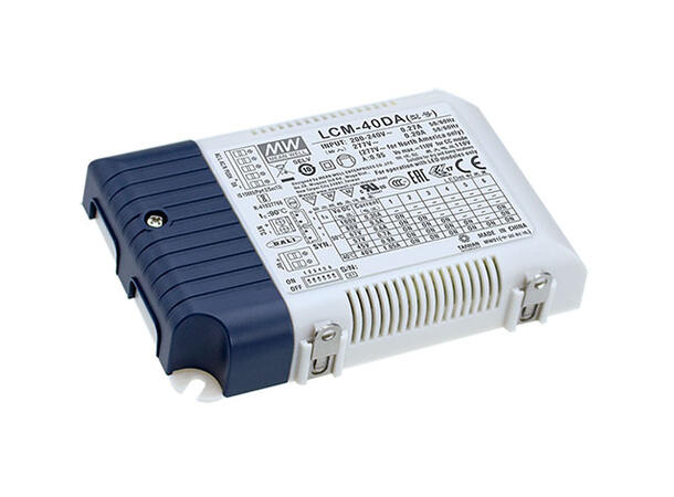 LED driver LCM 350–1050mA 40W DALI-2/Imp 700 mA fabrikkoppsett DIP DALI/Impuls