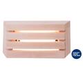 Sauna LED Horison. 827 8W 500LM IP65 DIM Badstuelampe Horisontal / Bredsmal