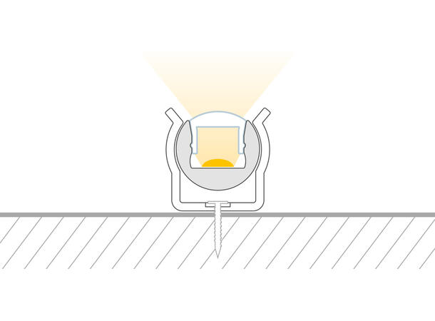 BARdolino mini rund aluprofil 2m 1414 