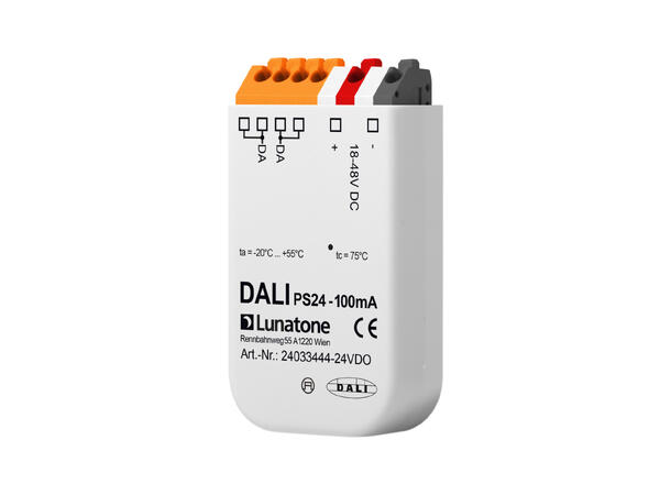 DALI-2 PS24 100mA 24-48V DC Strømforsyning - DALI-2 sertifisert