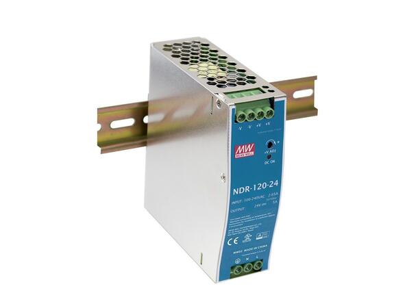 LED driver NDR 24V 0-120W DIN skinne