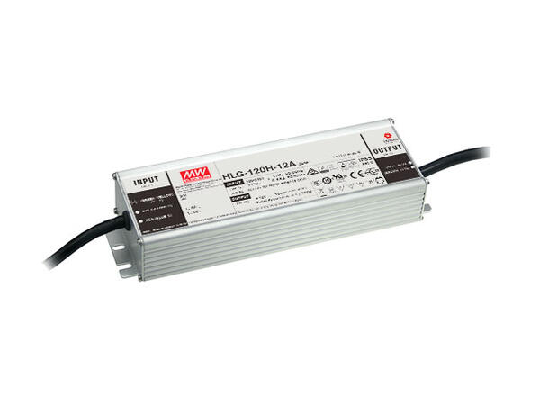 LED driver HLG 24V 0-120W 1-10V IP67 1-10VDC eller 10V PWM