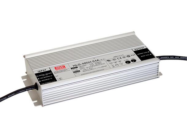 LED driver HLG 24V 0-600W 1-10V IP67 280 x 144 x 48,5 mm