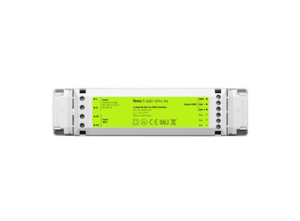 Overgang DALI til DMX FI dali-dmx 4e 4 kanaler RGBW