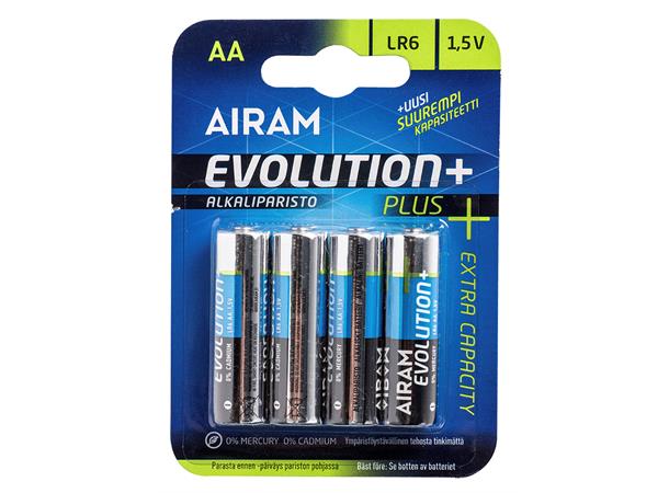 Batteri Evo Plus LR6 AA 1,5V 4-pack