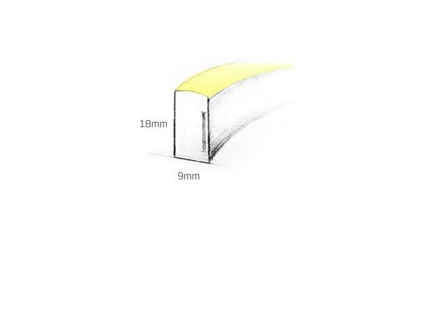 FlexGlo F10 4,5W 24V 3000K 130lm/m LED Neon Clear Lighting