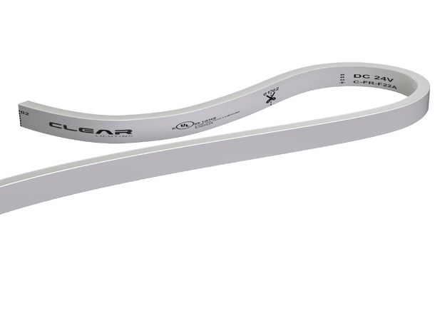 FlexGlo F10 4,5W 24V 3000K 130lm/m LED Neon Clear Lighting 