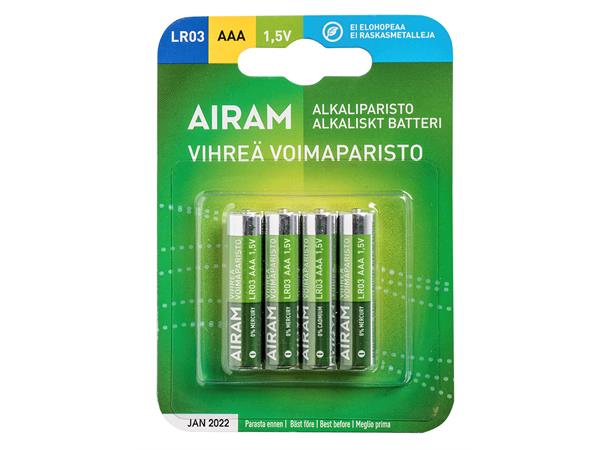 Batteri Green power LR03 AAA 1,5V 4-pack