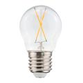 LED Krone FLM E27 822 1W 90lm Klart glass - 2 kryssede filamenter