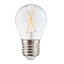 LED Krone FLM E27 822 1W 90lm Klart glass - 2 kryssede filamenter