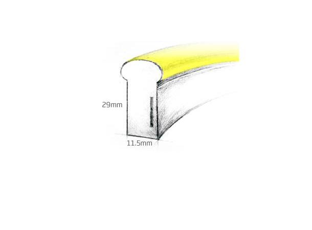 FlexGlo F21S 15W 24V RGB SPI Pixel LED Neon Clear Lighting