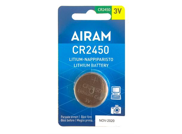 Batteri CR2450 3V 1/BL