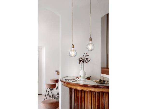 Creation Tekstilkabel 3m Gold Metallic 2x0,75mm2  max.250V 60W 