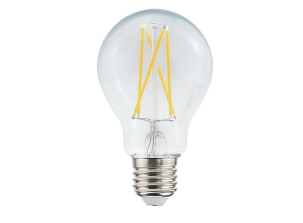 LED Classic A60 FLM E27 822 7,0W 720lm Klart glass - 4 Filamenttråder