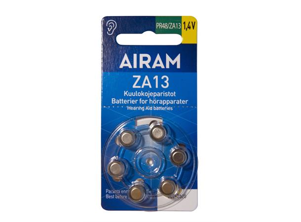 Batteri ZA13 6/BL for høreapparat/klokke